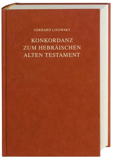 Konkordanz zum hebräischen Alten Testament