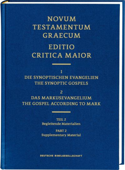 Die Bibel - ECM I/2.2 Die Synoptischen Evangelien/Markusevangelium: Begleitende