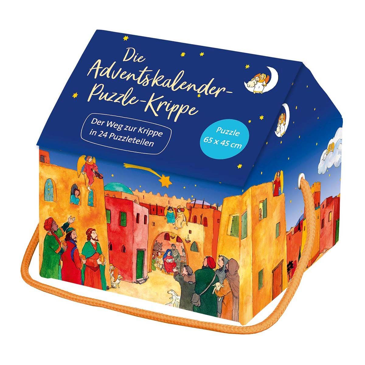 Adventskalender-Puzzle-Krippe