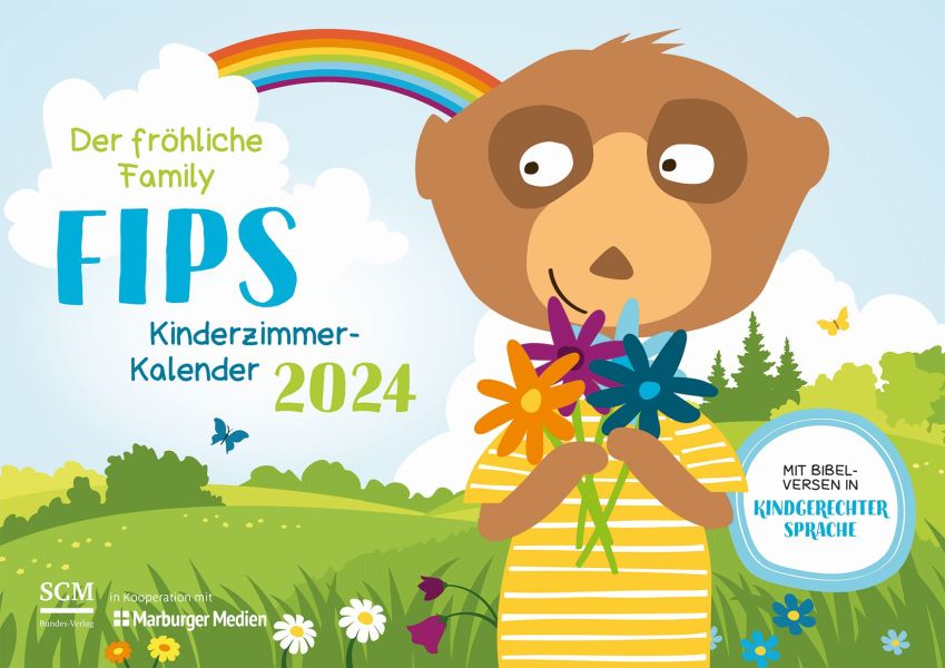 Der fröhliche Family-Fips Kinderzimmer-Kalender 2024