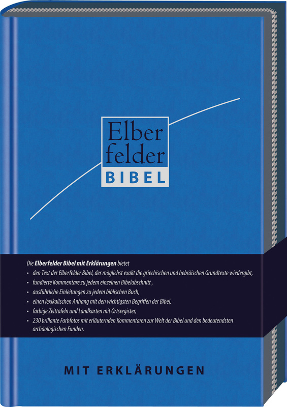 Elberfelder Bibel mit Erklärungen - Kunstleder, mit Reißverschluss