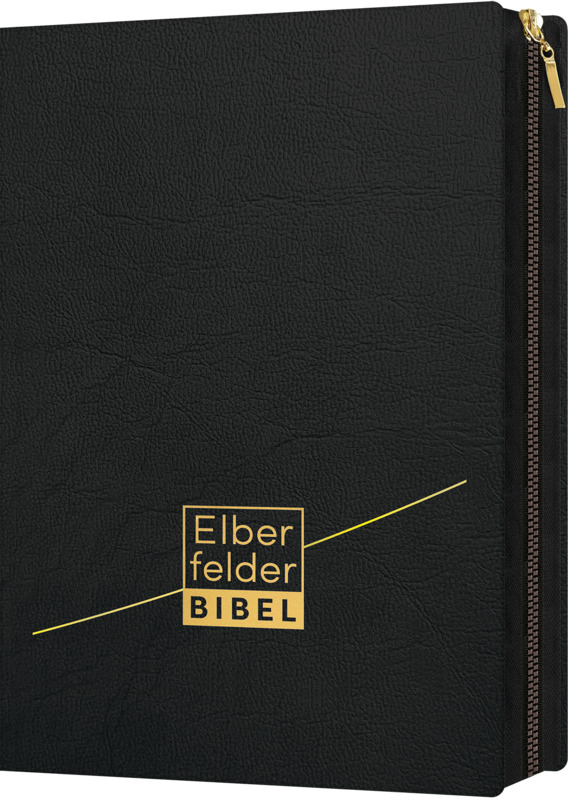 Elberfelder Bibel - Taschenausgabe, Leder mit Reißverschluss