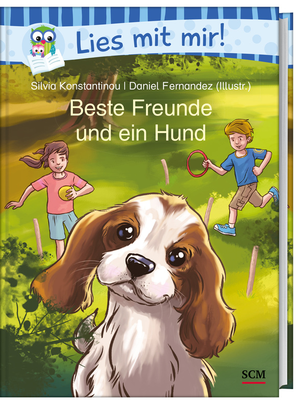 Beste Freunde und ein Hund