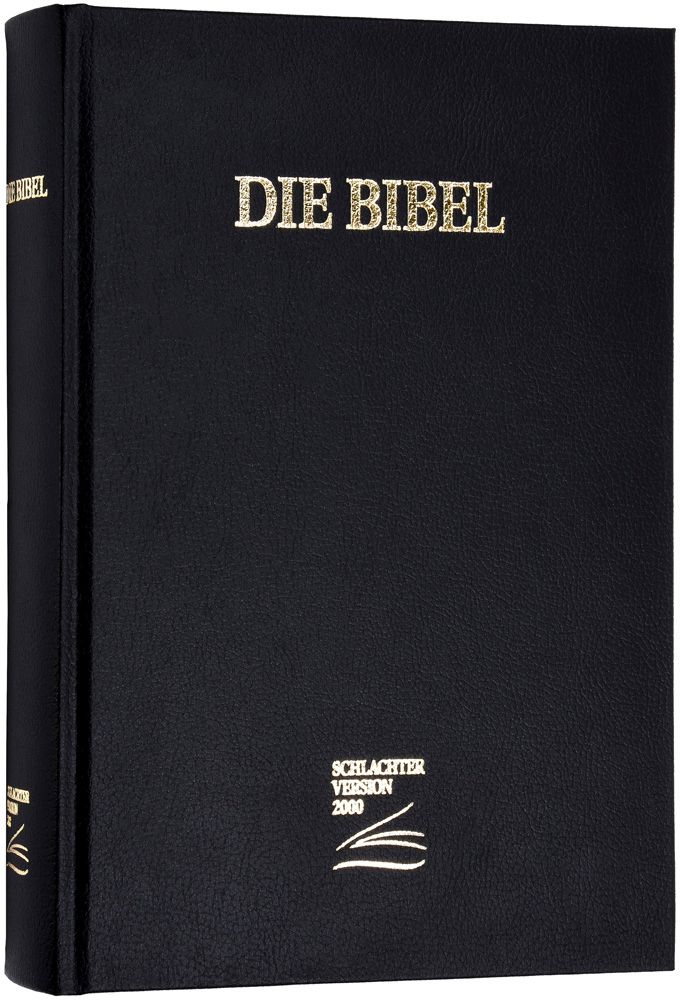 Schlachter 2000 Bibel - Großdruckausgabe (Hardcover, schwarz)