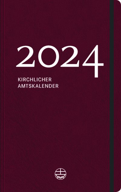 Kirchlicher Amtskalender rot 2024