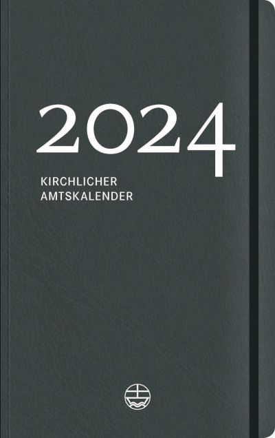 Kirchlicher Amtskalender grau 2024