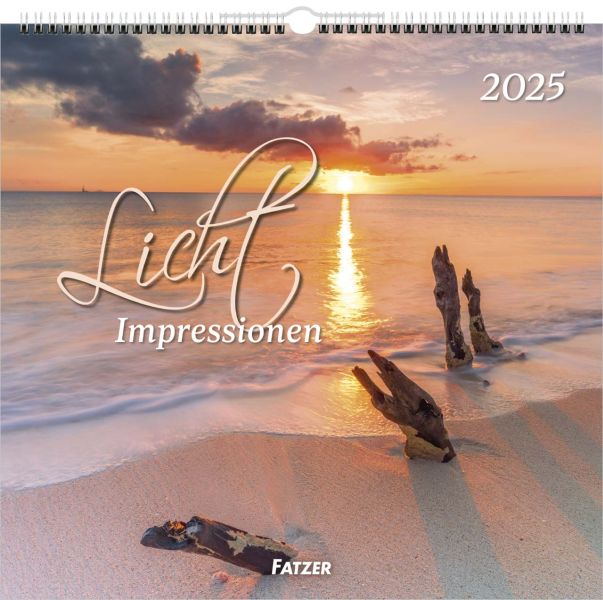 Licht-Impressionen 2025 - Wandkalender