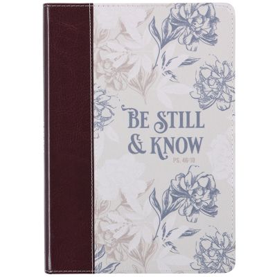 Notizbuch Maxi-Lux Be still & know