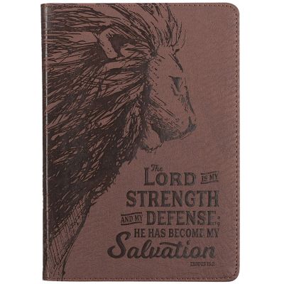 Notizbuch Maxi-Lux The Lord is my strength and my defense