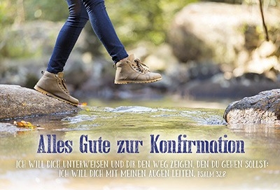 Faltkarte: Alles Gute zur Konfirmation