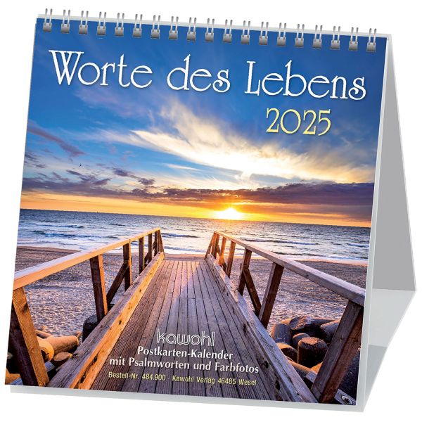 Worte des Lebens 2025 - Postkartenkalender