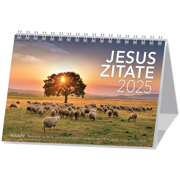 Jesus Zitate 2025 - Aufstellkalender