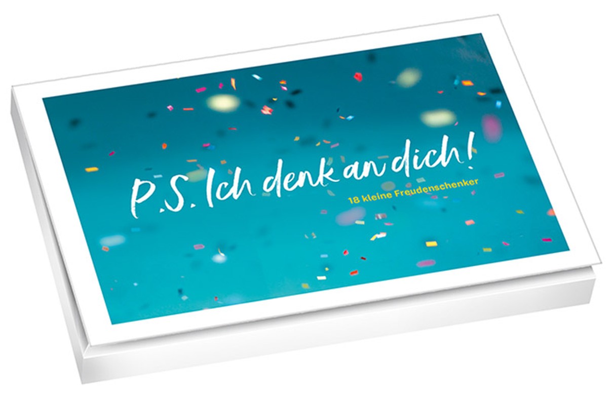 P.S. Ich denk an dich! - Postkartenset