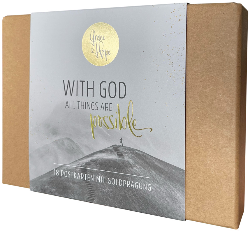 With God all things are possible - Postkartenset