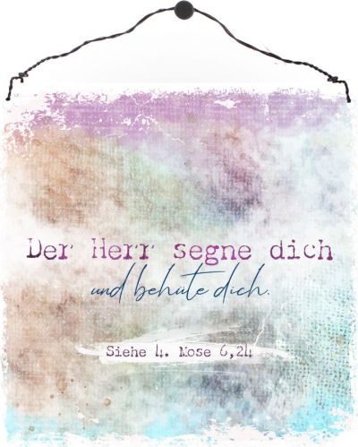 Holzschild klein - Der Herr segne dich