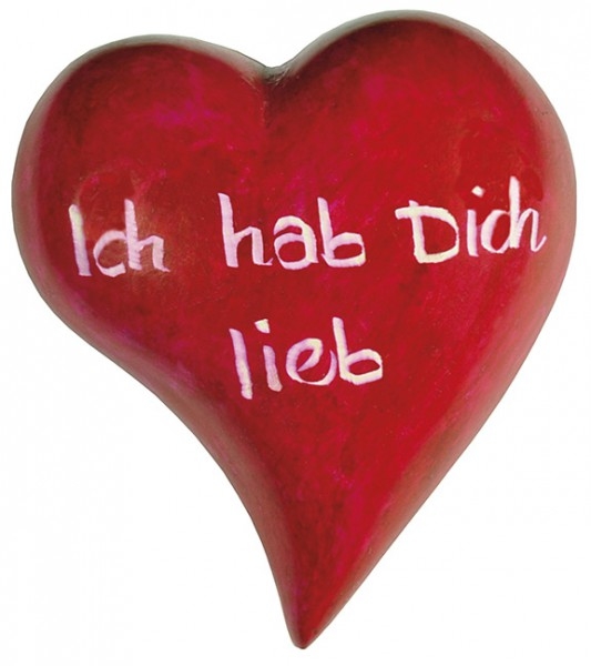 Handschmeichler-Herz: Ich hab dich lieb