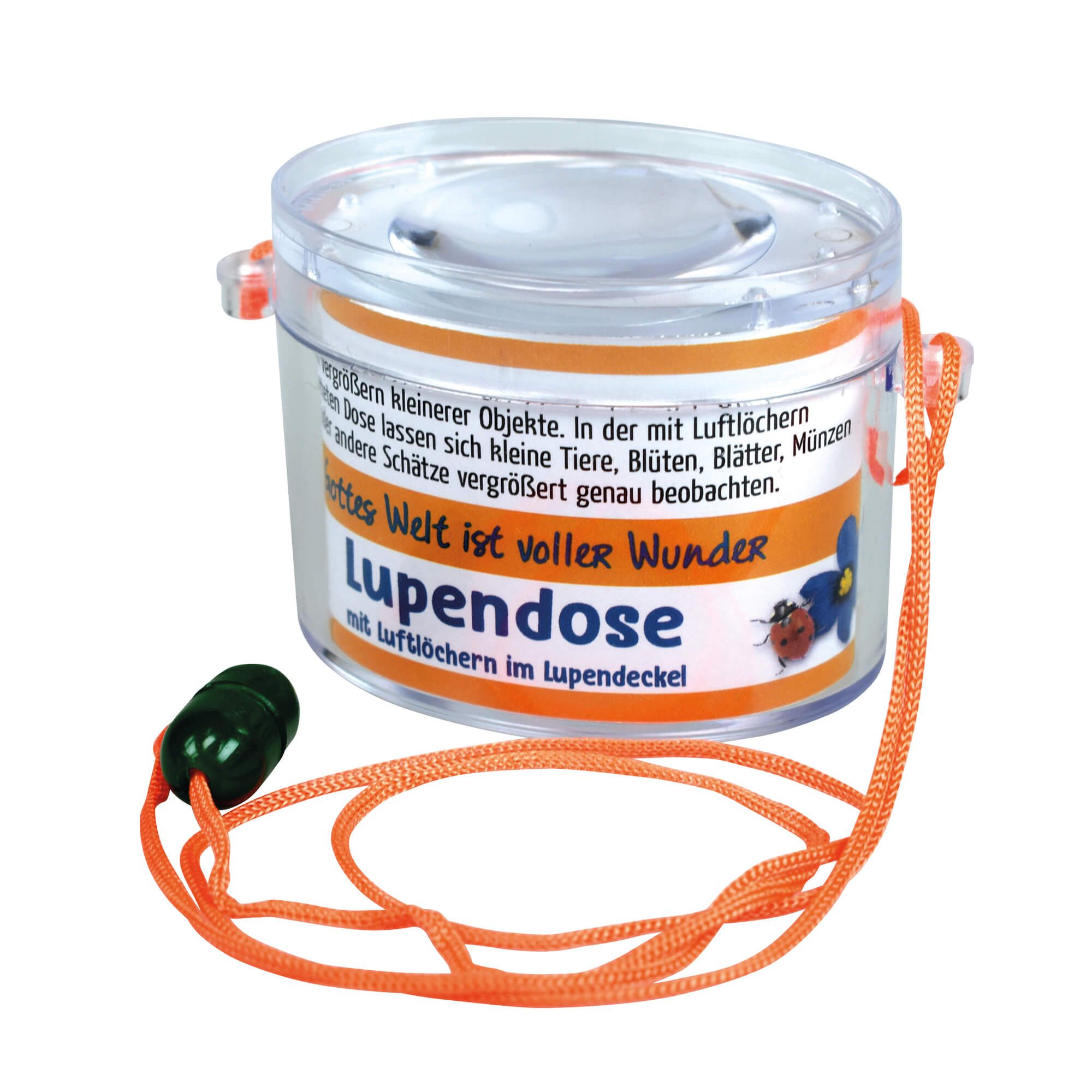 Lupendose oval - neon orange